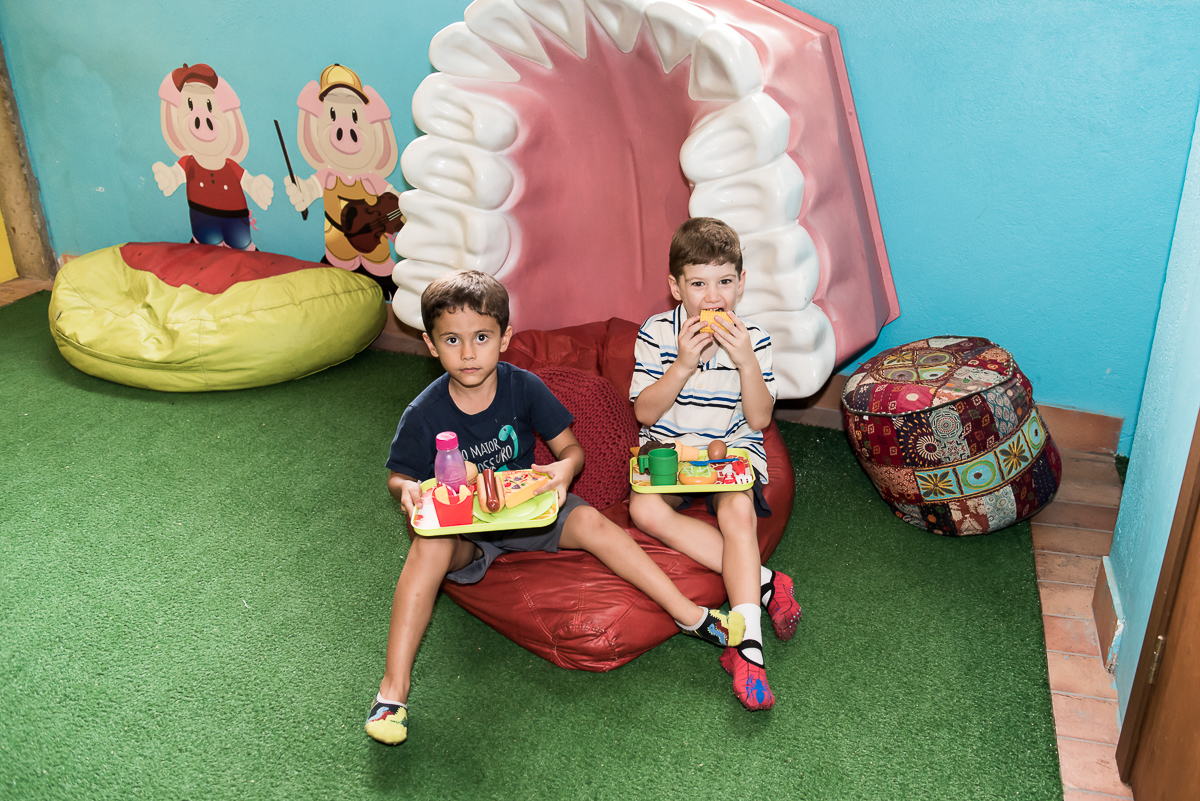 Fotografia Infantil - Cuidando dos dentes