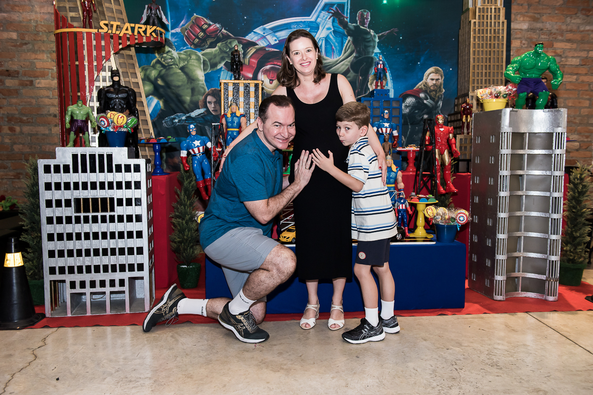 Fotografia Festa Infantil Tema Super Heróis