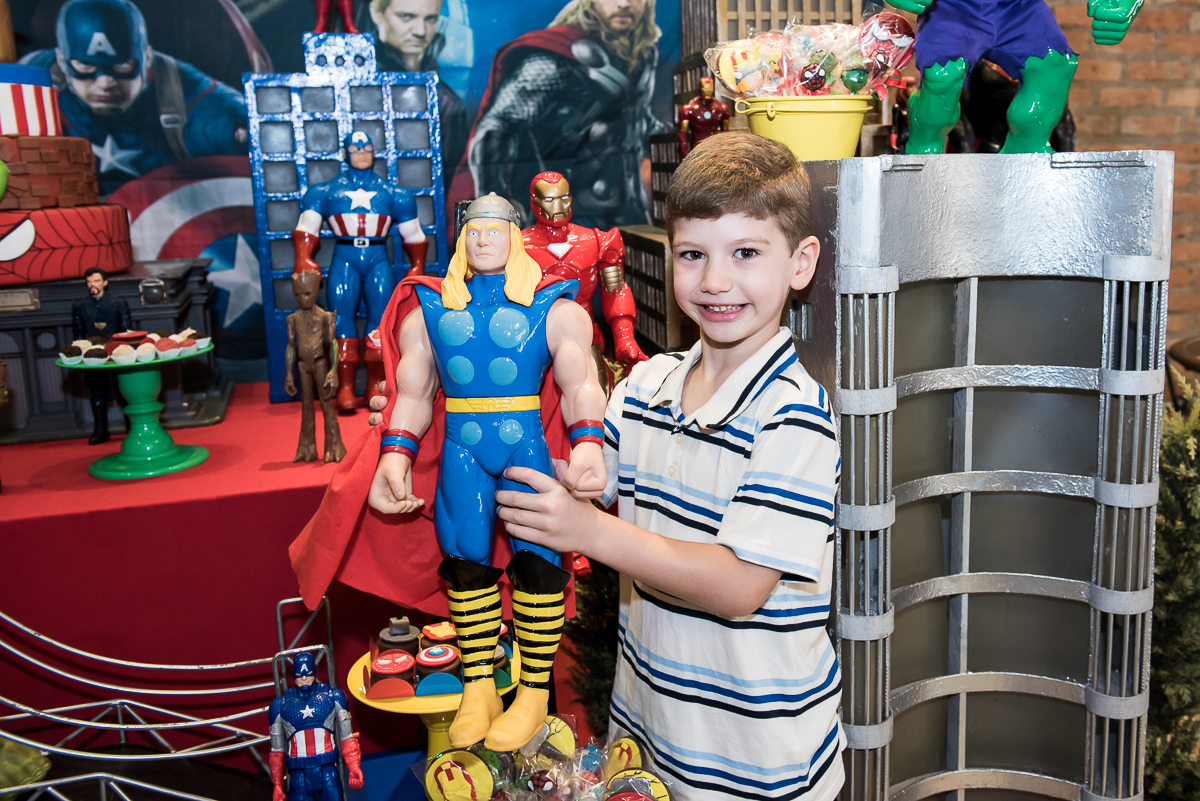 Fotografia Festa Infantil Tema Super Heróis