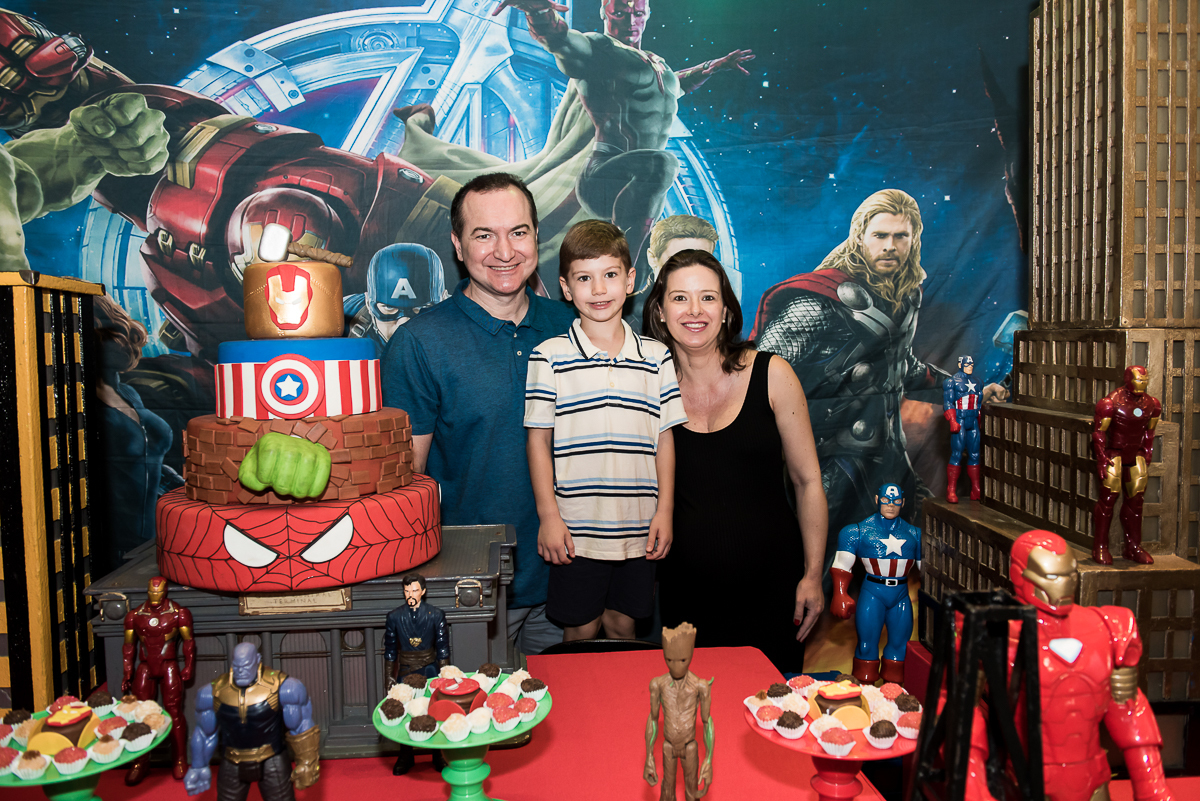 Fotografia Festa Infantil Tema Super Heróis