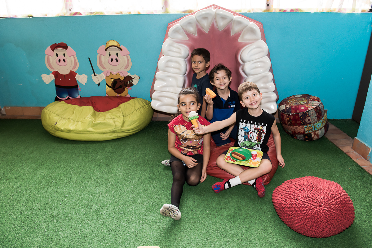 Fotografia Infantil - Cuidando dos dentes