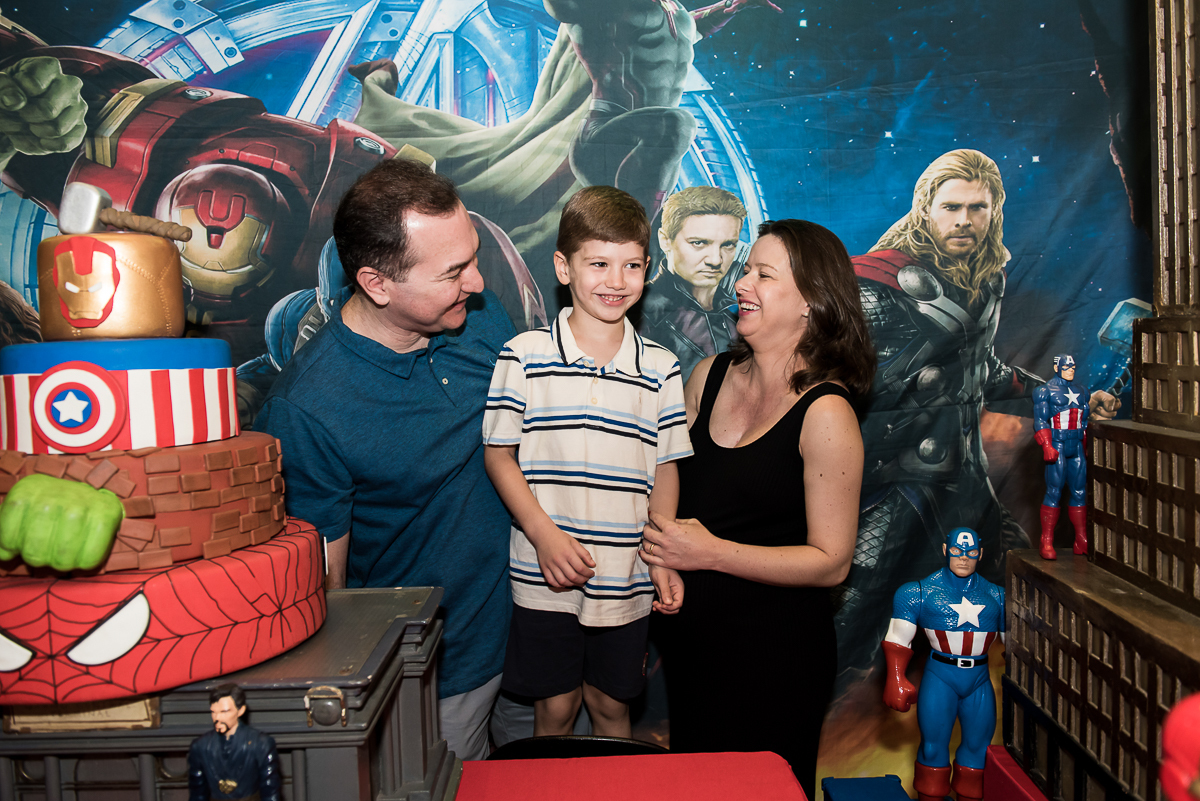 Fotografia Festa Infantil Tema Super Heróis