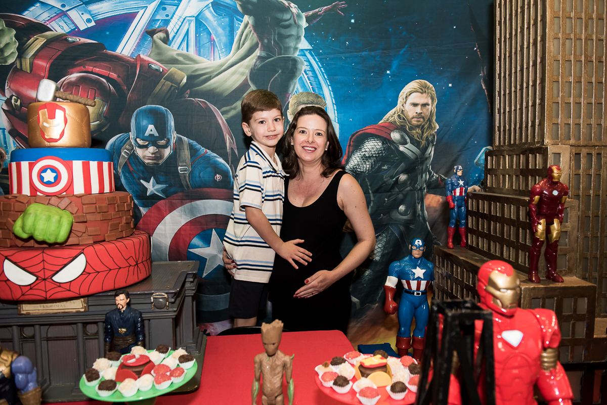 Fotografia Festa Infantil Tema Super Heróis