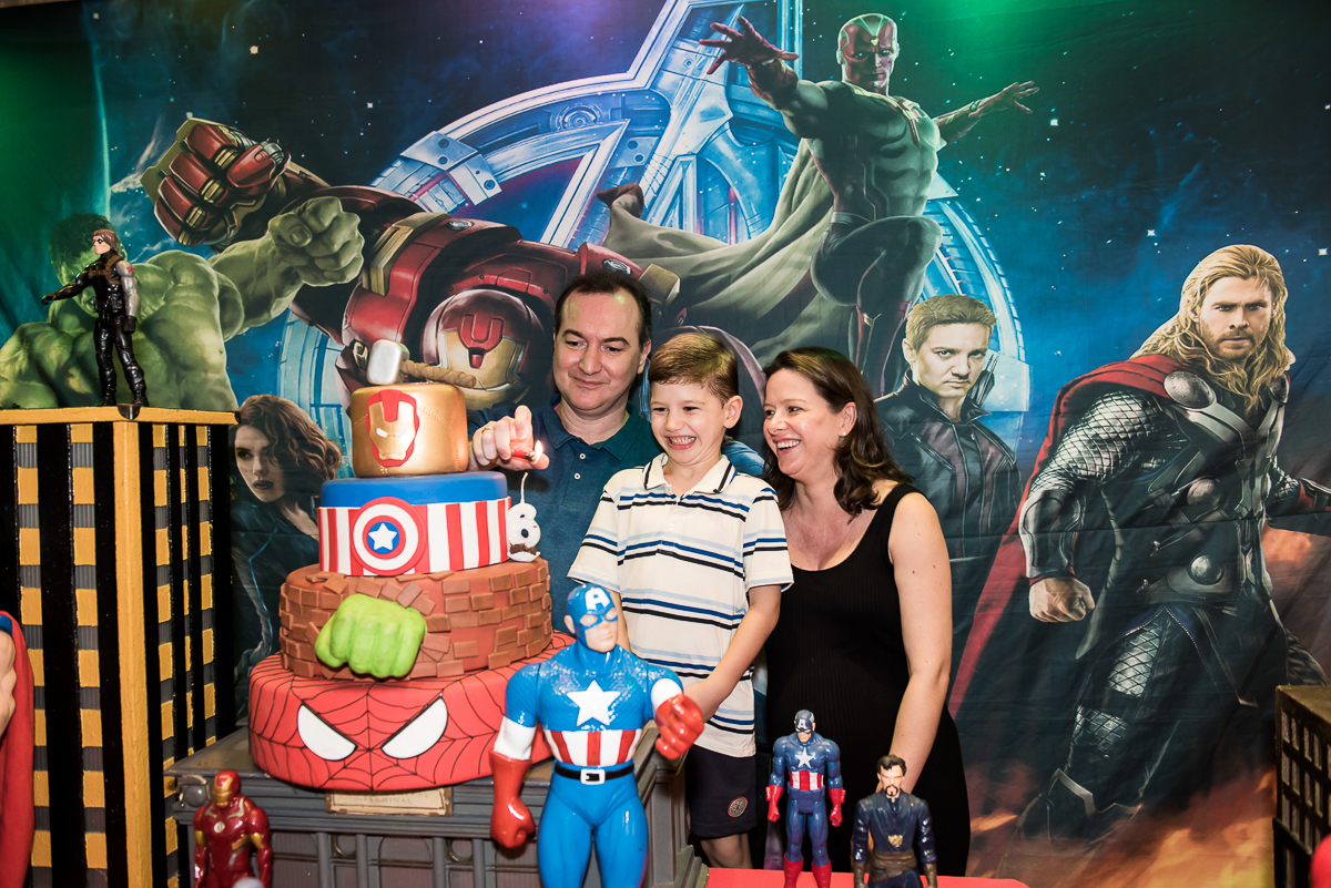 Hora do Parabéns com os Super Heróis