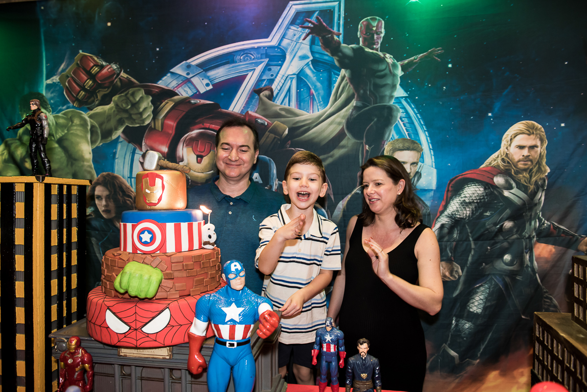 Hora do Parabéns com os Super Heróis