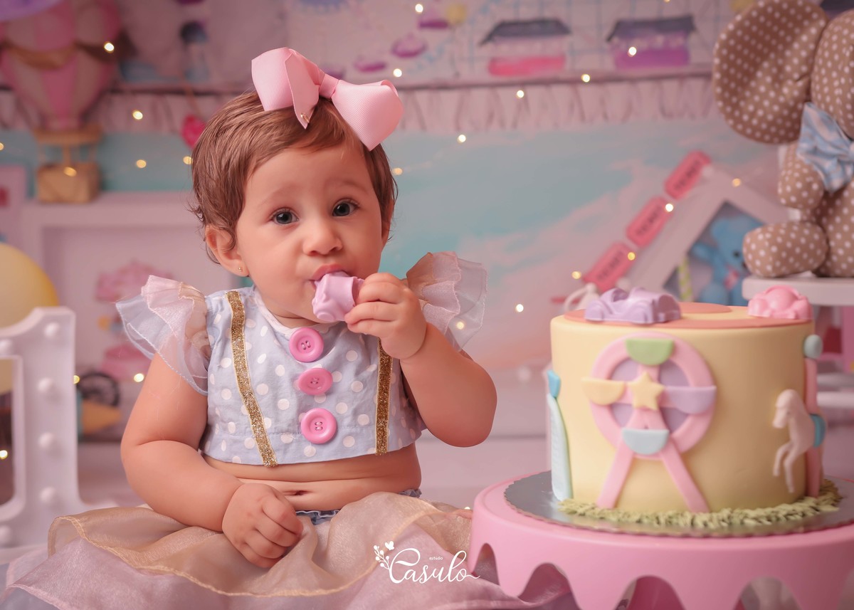 Ensaio Smash the Cake - Vitoria da conquista - 1 ano 