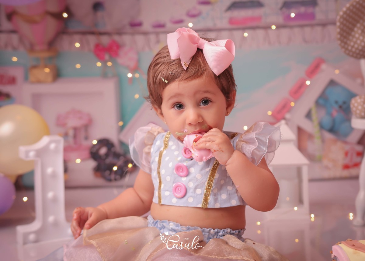 Ensaio Smash the Cake - Vitoria da conquista - 1 ano 