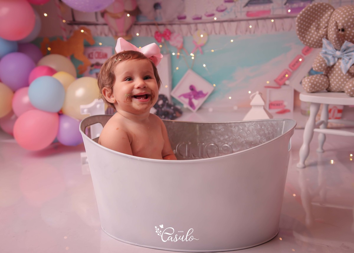 Ensaio Smash the Cake - Vitoria da conquista - 1 ano 