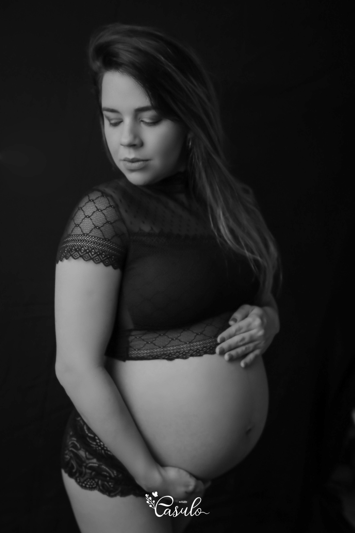 Ensaio gestante em estúdio - Vitoria da Conquista - Ba 