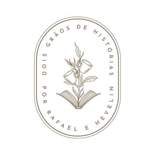 Logotipo de Dois Grãos de Histórias 