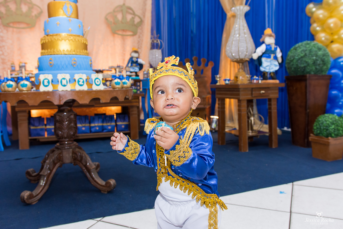 FESTA INFANTIL TEMA DA FESTA REALEZA MENINO DECORAÇAO INFANTIL CERIMONIAL ONIX VILA VELHA FOTOGRAFO VILA VELHA JESSICA ROCHA