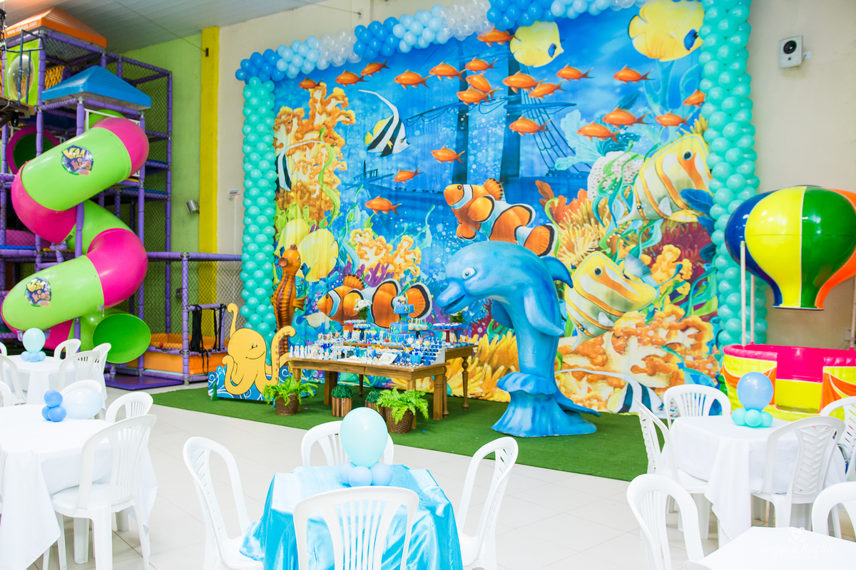 FESTA INFANTIL EM VILA VELHA- CERIMONIAL VILA KIDS PARK- TEMA FUNDO DO MAR-FOTOGRAFO INFANTIL EM VILA VELHA ES- FESTA DE 1 ANO