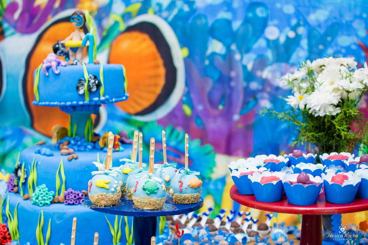 FESTA INFANTIL EM VILA VELHA- CERIMONIAL VILA KIDS PARK- TEMA FUNDO DO MAR-FOTOGRAFO INFANTIL EM VILA VELHA ES- FESTA DE 1 ANO