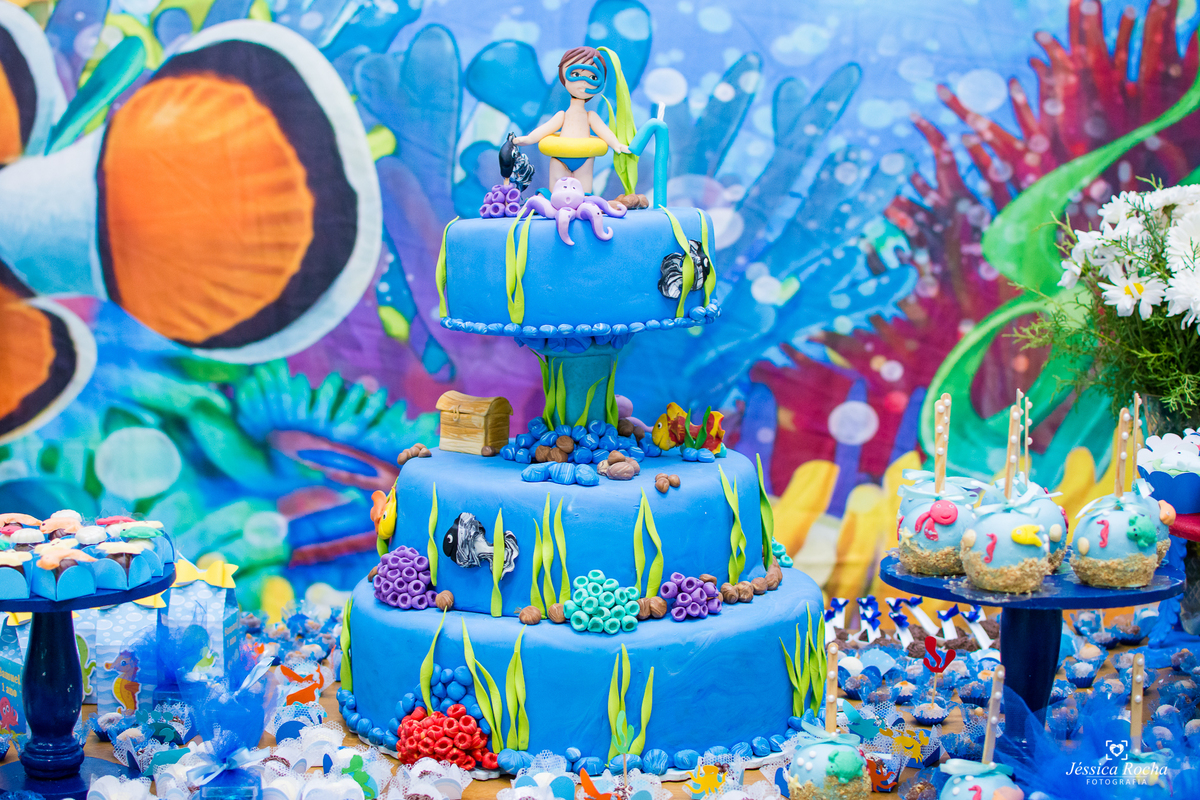 FESTA INFANTIL EM VILA VELHA- CERIMONIAL VILA KIDS PARK- TEMA FUNDO DO MAR-FOTOGRAFO INFANTIL EM VILA VELHA ES- FESTA DE 1 ANO