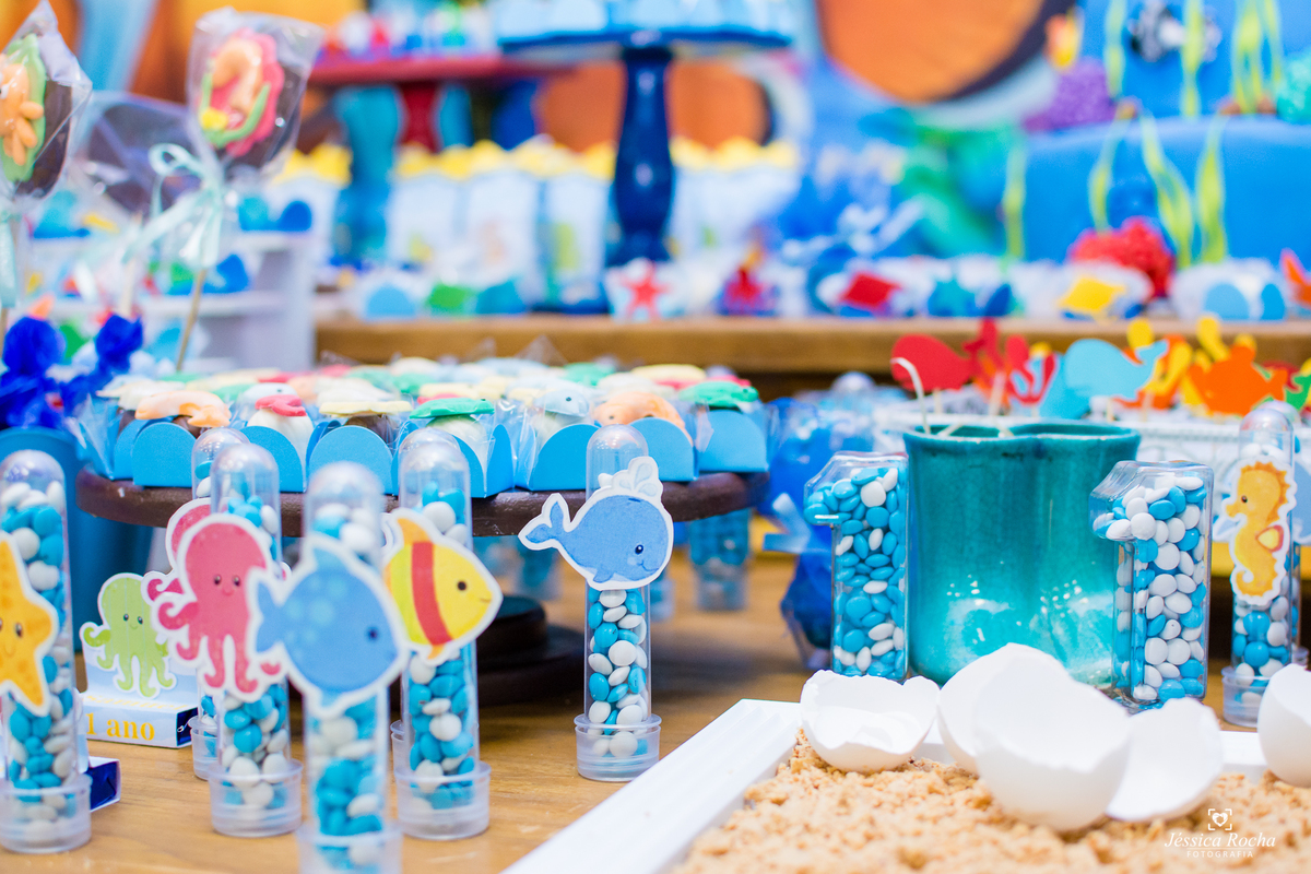 FESTA INFANTIL EM VILA VELHA- CERIMONIAL VILA KIDS PARK- TEMA FUNDO DO MAR-FOTOGRAFO INFANTIL EM VILA VELHA ES- FESTA DE 1 ANO