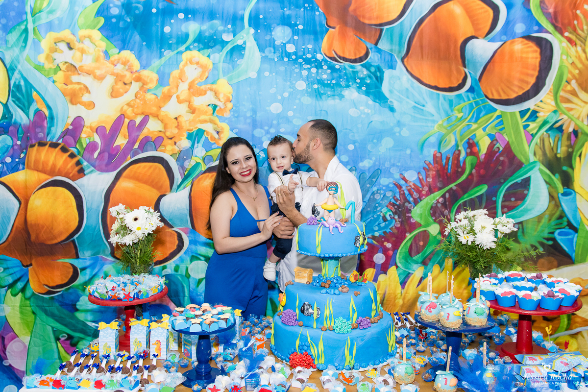 FESTA INFANTIL EM VILA VELHA- CERIMONIAL VILA KIDS PARK- TEMA FUNDO DO MAR-FOTOGRAFO INFANTIL EM VILA VELHA ES- FESTA DE 1 ANO
