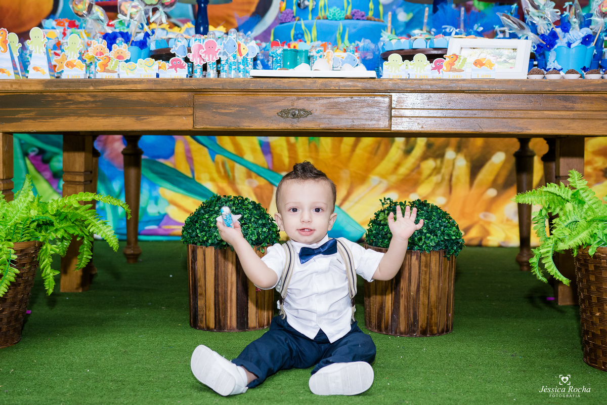 FESTA INFANTIL EM VILA VELHA- CERIMONIAL VILA KIDS PARK- TEMA FUNDO DO MAR-FOTOGRAFO INFANTIL EM VILA VELHA ES- FESTA DE 1 ANO