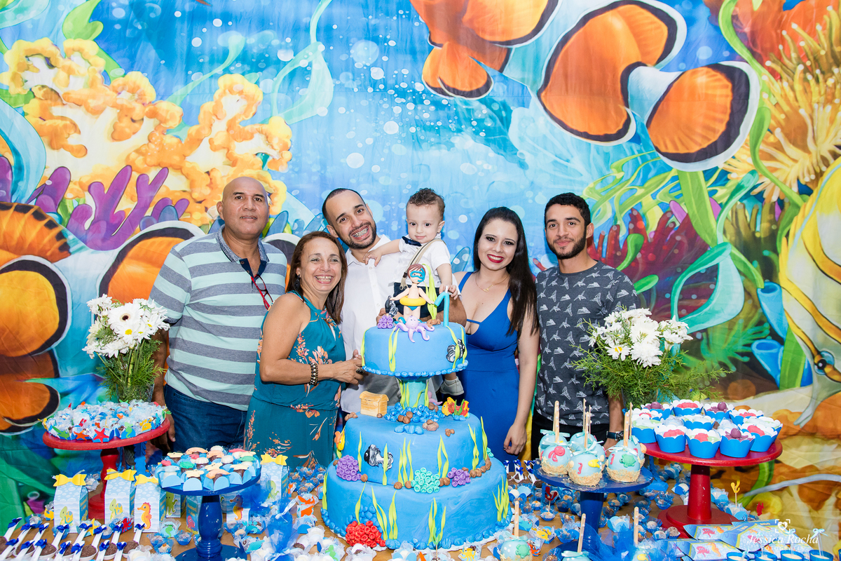 FESTA INFANTIL EM VILA VELHA- CERIMONIAL VILA KIDS PARK- TEMA FUNDO DO MAR-FOTOGRAFO INFANTIL EM VILA VELHA ES- FESTA DE 1 ANO