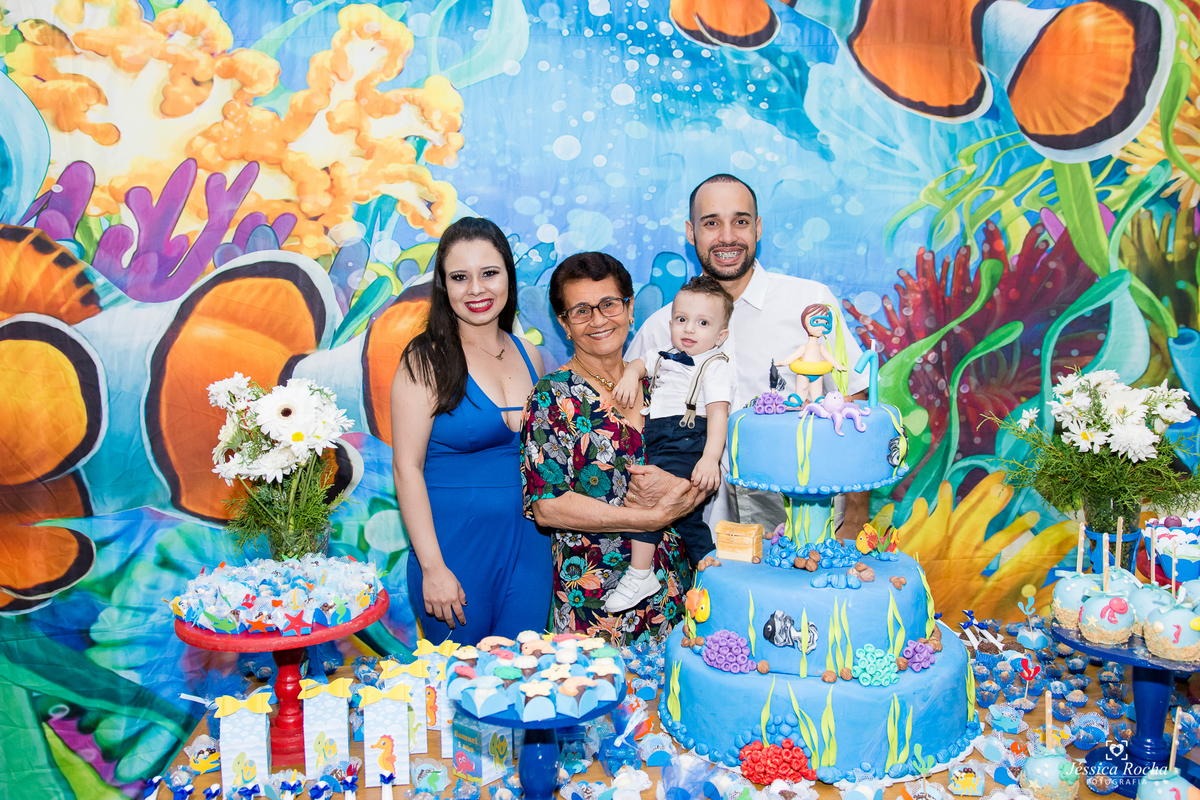 FESTA INFANTIL EM VILA VELHA- CERIMONIAL VILA KIDS PARK- TEMA FUNDO DO MAR-FOTOGRAFO INFANTIL EM VILA VELHA ES- FESTA DE 1 ANO