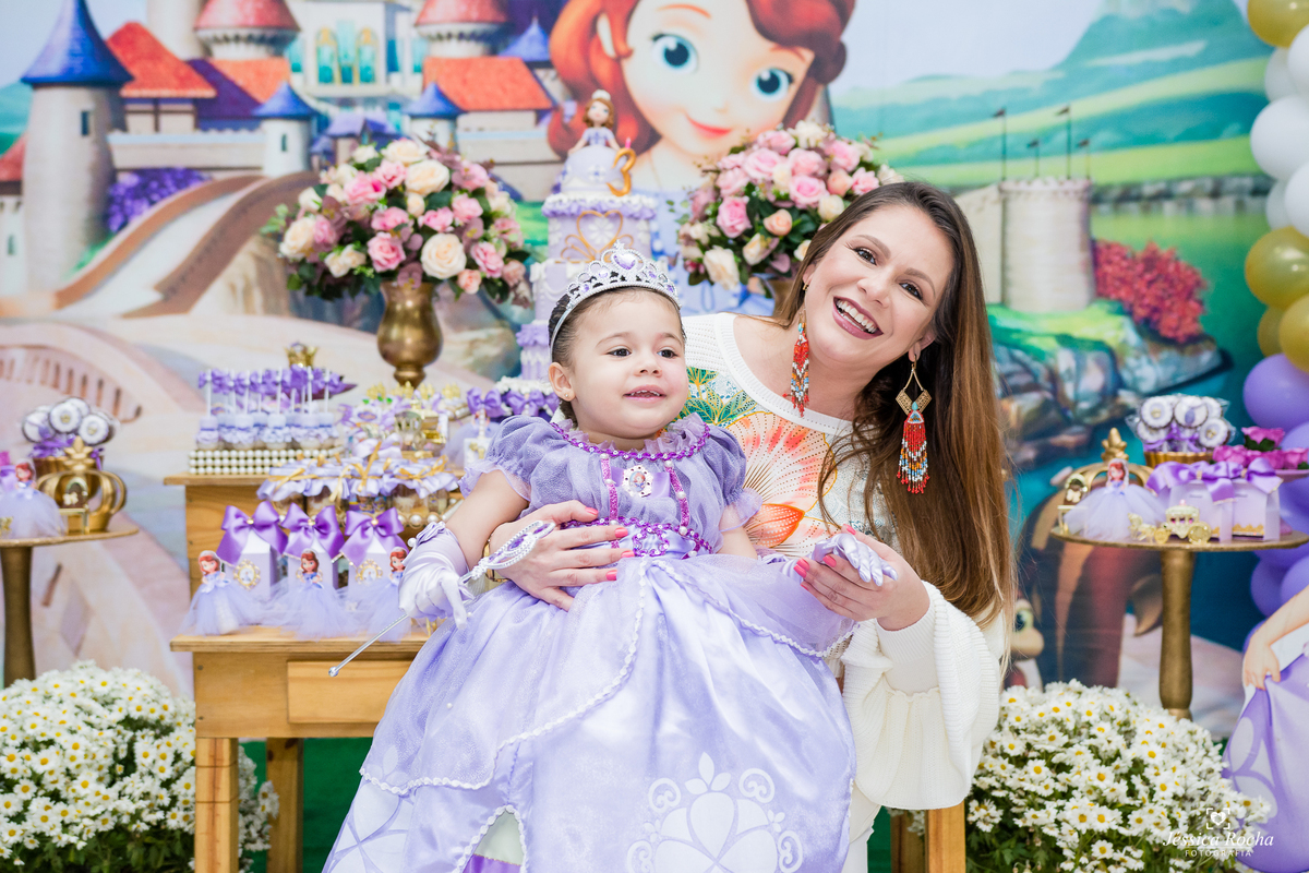 aniversario infantil em vila velha - es, decoracao princesa sofia
