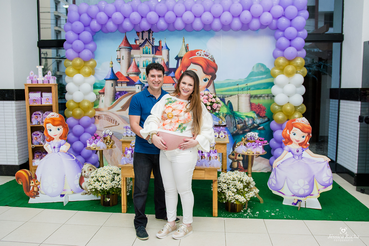 Festa infantil em vila velha - es, tema princesa sofia, jessica rocha fotografia