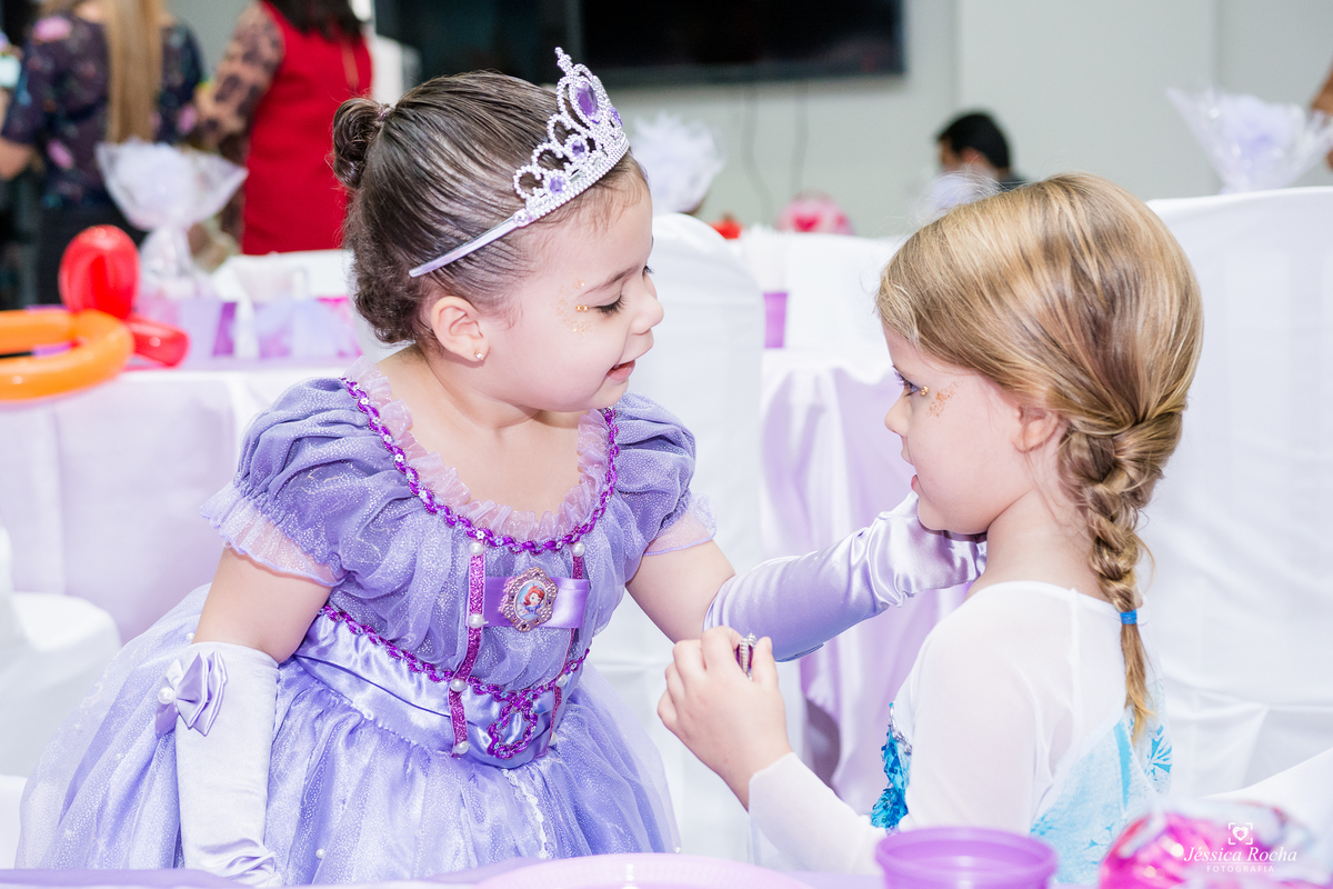 Festa infantil em vila velha - es, decoracao princesa sofia, jessica rocha fotografia