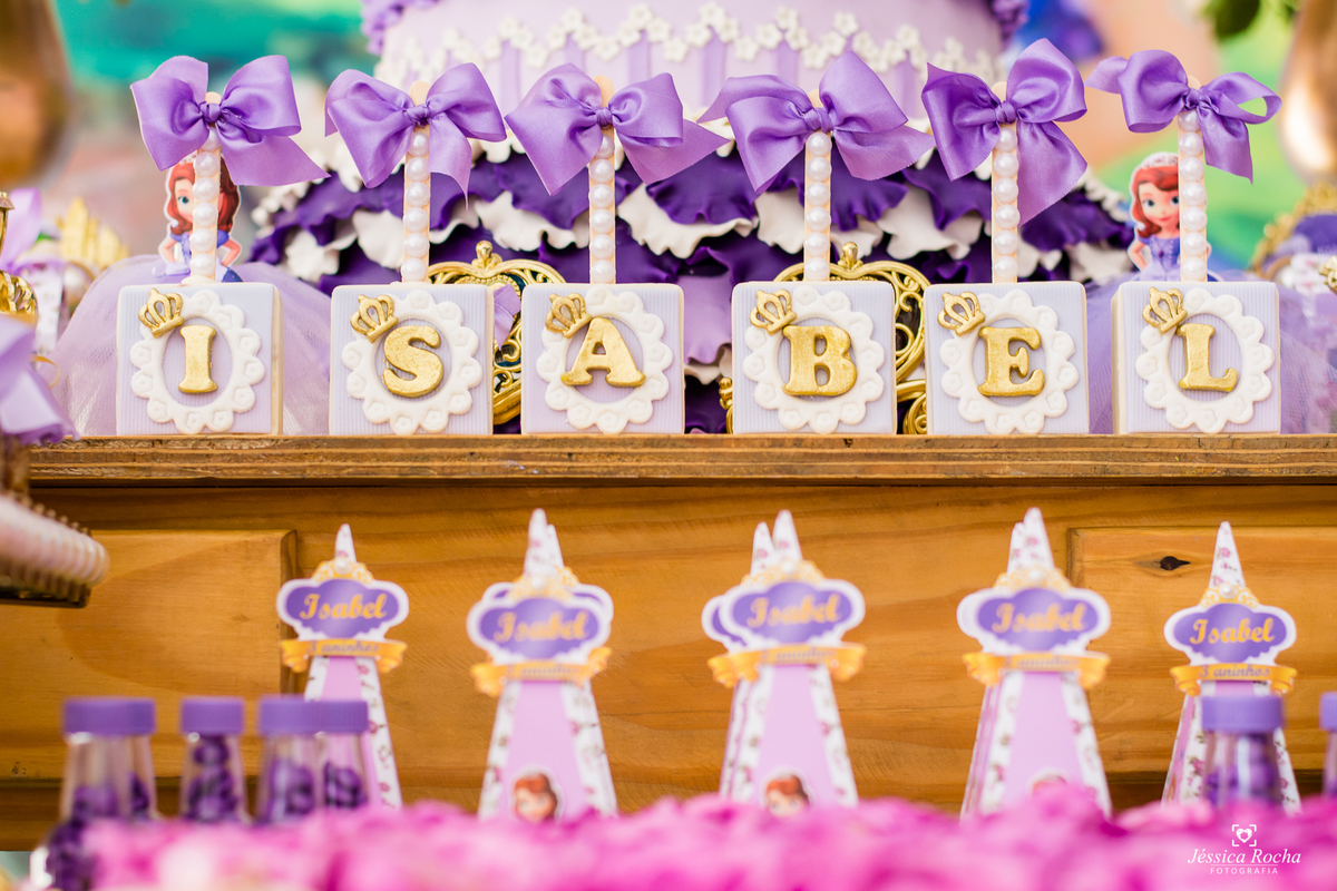 Festa infantil, decoracao princesinha sofia na Praia da Costa em Vila Velha