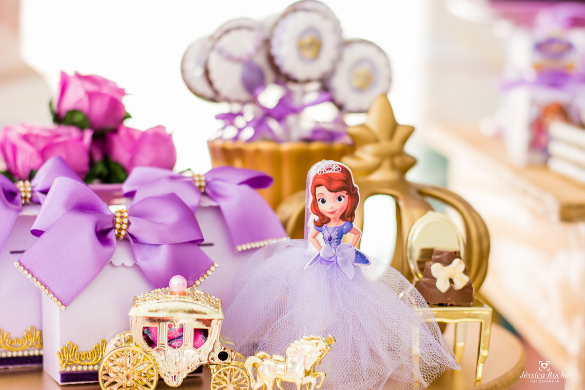 Festa de menina decoracao princesinha sofia na Praia da Costa em Vila Velha - ES