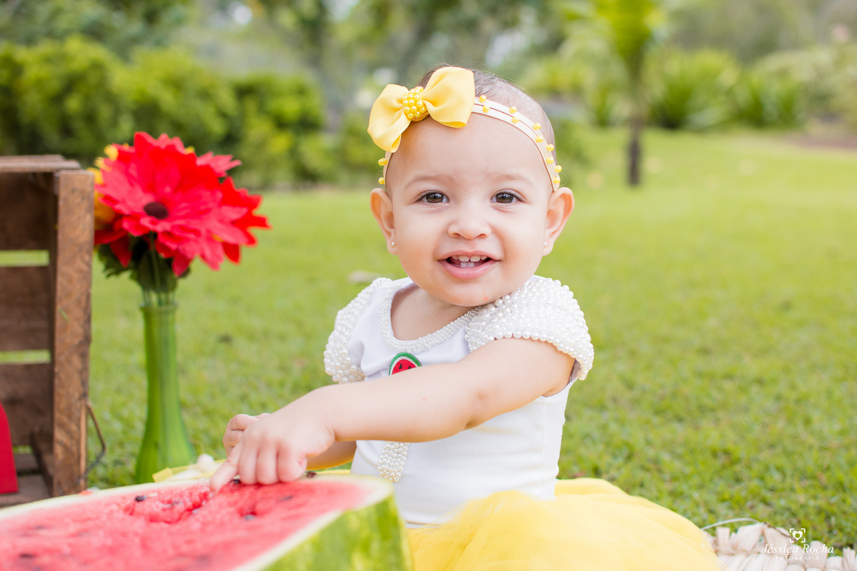 ENSAIO EXTERNO INFANTIL-BOOK DE 1 ANO-FOTOS PRE ANIVERSARIO-BOOK INFANTIL EM VITORIA-SMASH THE FRUIT-SMASH TEMA MAGALI-JESSICA ROCHA FOTOGRAFIA