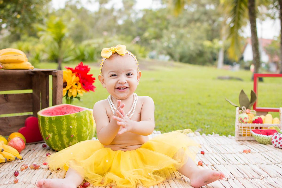 ENSAIO EXTERNO INFANTIL-BOOK DE 1 ANO-FOTOS PRE ANIVERSARIO-BOOK INFANTIL EM VITORIA-SMASH THE FRUIT-SMASH TEMA MAGALI-JESSICA ROCHA FOTOGRAFIA