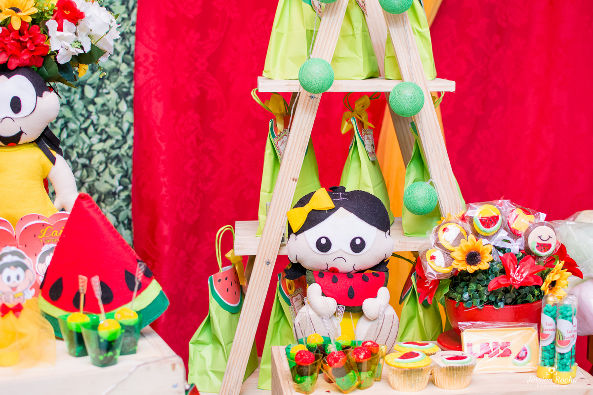 FESTA INFANTIL- DECORAÇÃO TEMA MAGALI-FESTA DE MENINA-FOTOGRAFIA INFANTIL-FESTA DA MAGALI- FESTA DE 1 ANO-FESTA DE CRIANÇA EM VILA VELHA