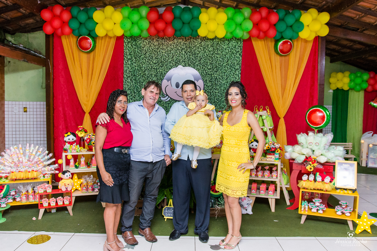 FESTA INFANTIL- DECORAÇÃO TEMA MAGALI-FESTA DE MENINA-FOTOGRAFIA INFANTIL-FESTA DA MAGALI- FESTA DE 1 ANO-FESTA DE CRIANÇA EM VILA VELHA