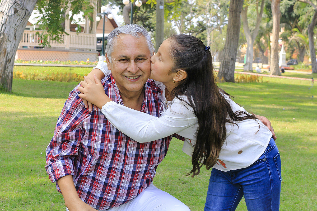 Papito, foto con papá 