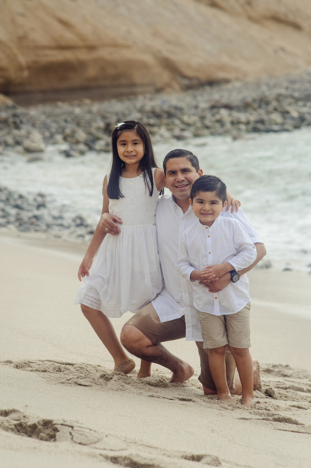 papá e hijos, papá, hijos, niño, niña