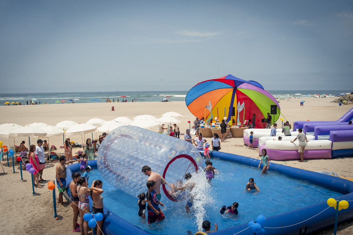 Fotógrafo de Fiestas Infantiles en Lima, fiesta infantil en la playa