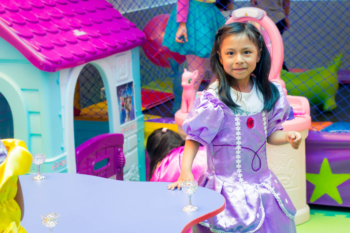 Casa de muñeca, disfraz de princesa