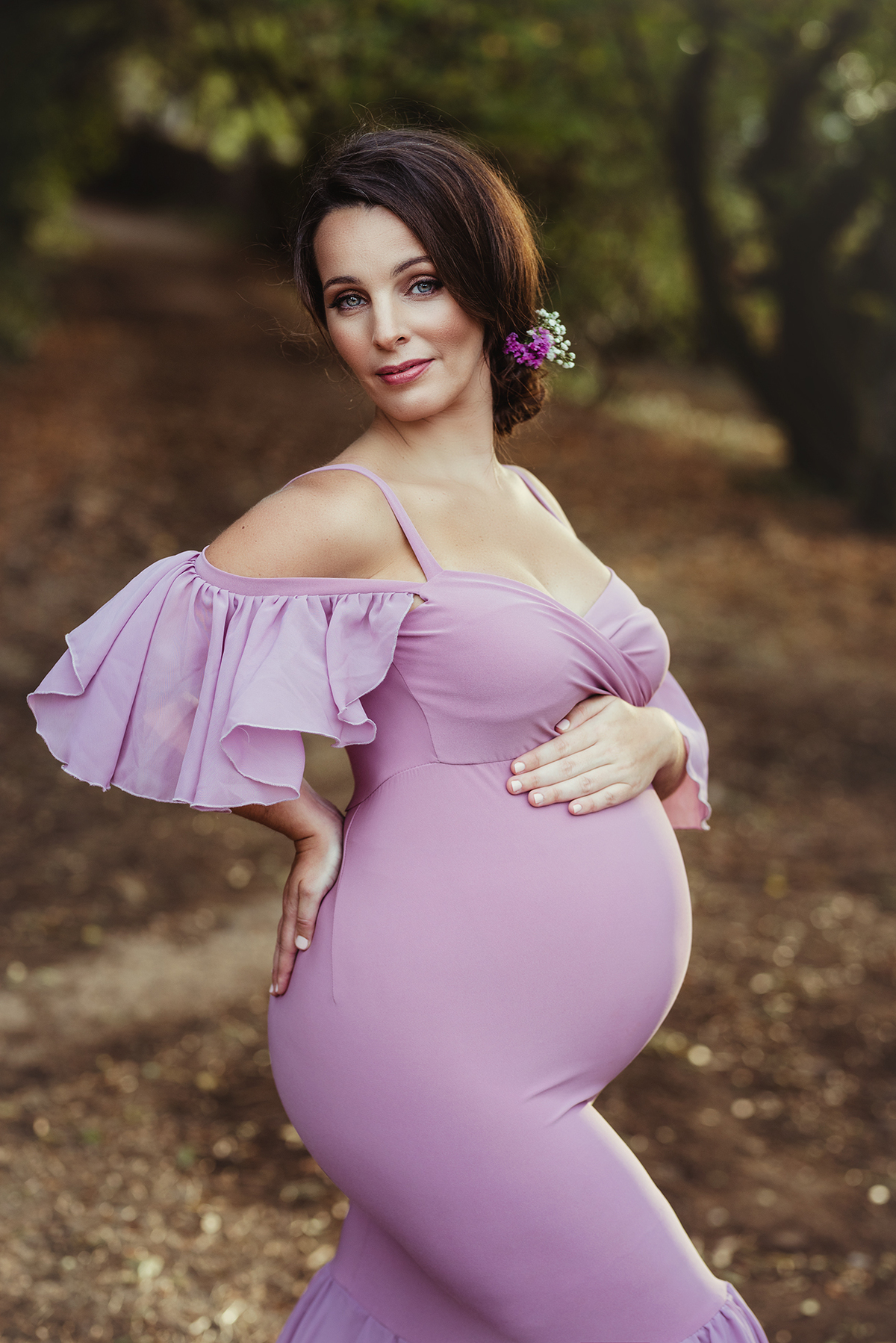 sessão fotográfica de pré mamã outdoor
