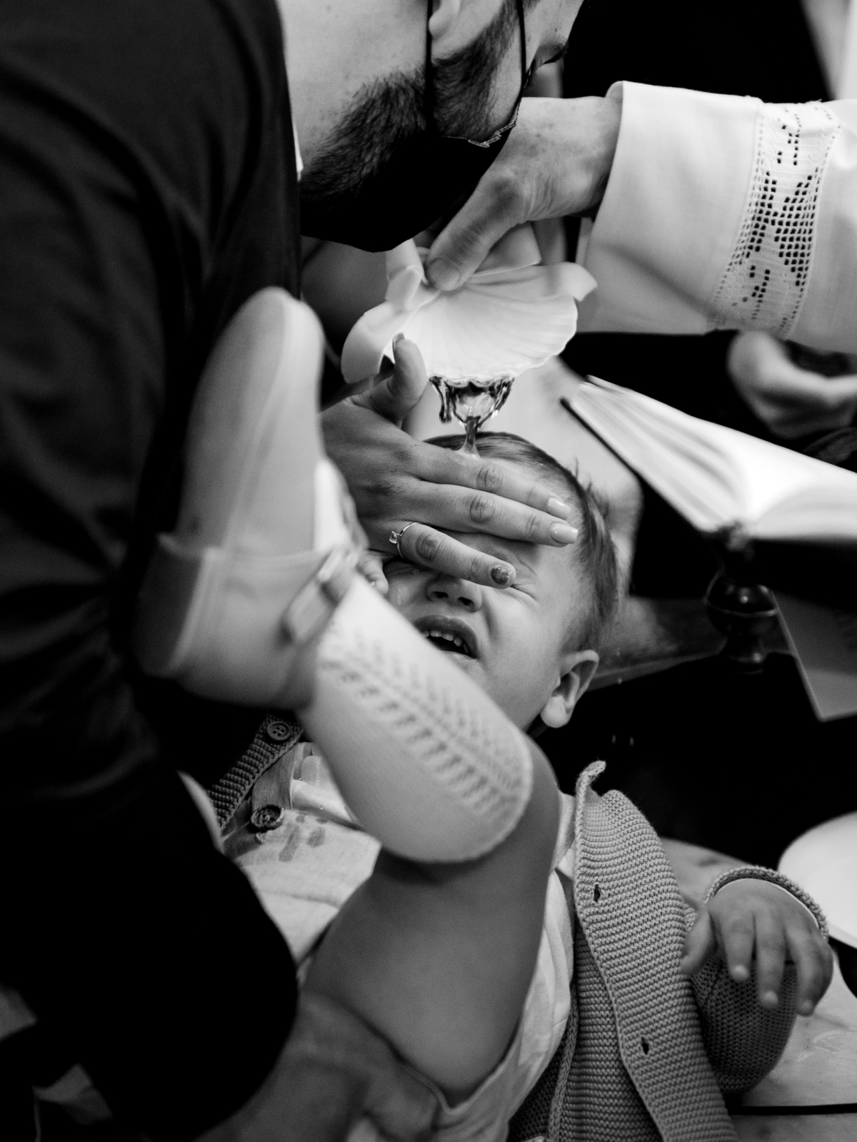 momento da água benta preto e branco