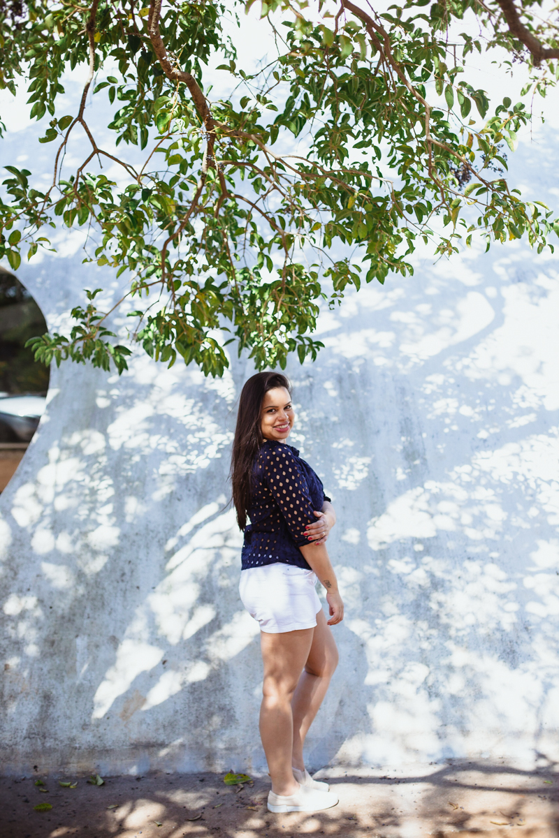 Arquitetura no ensaio feminino com Silmara Pimentel no Parque Ibirapuera em Sao Paulo com a fotografa Dani Ortiz