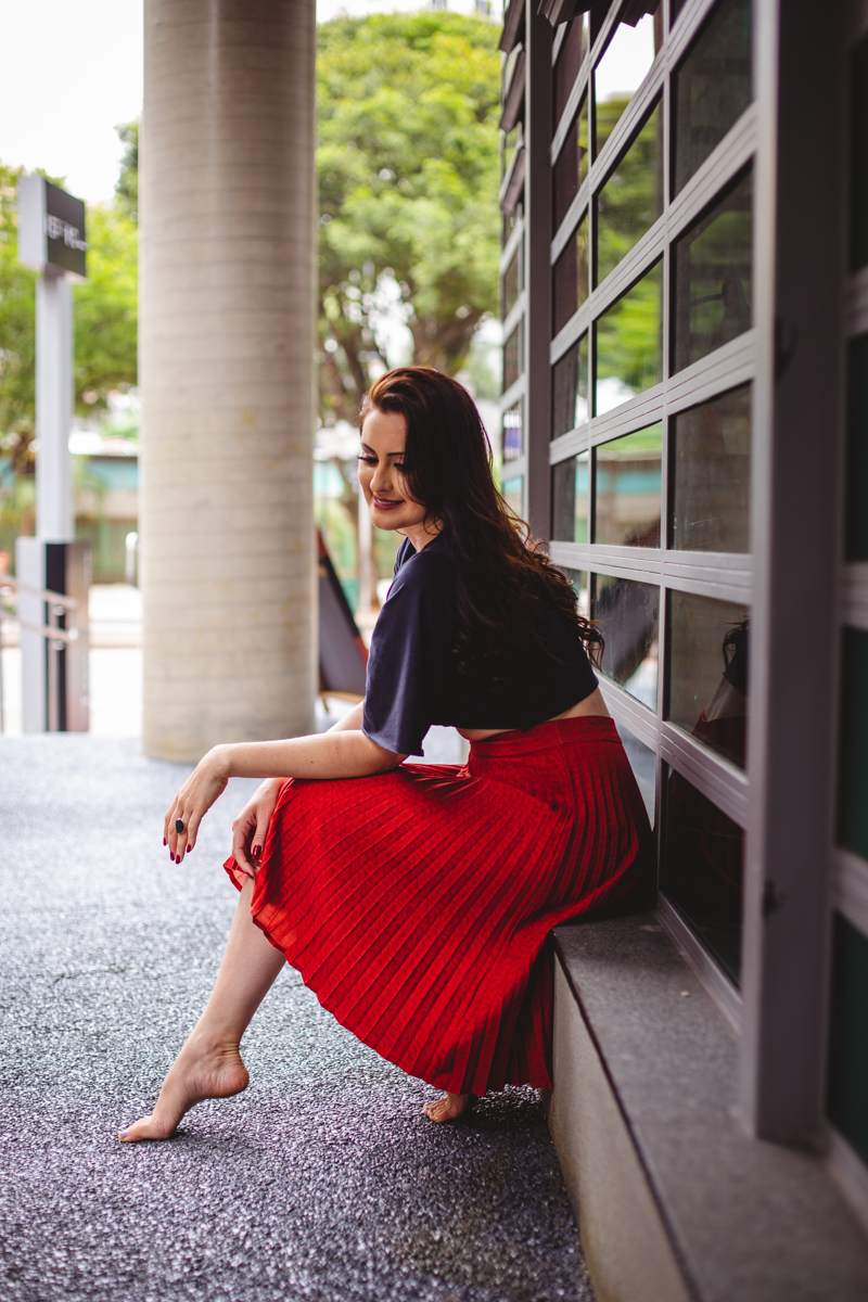 Ensaio feminino casual no hotel em São Paulo com a fotógrafa Dani Ortiz 