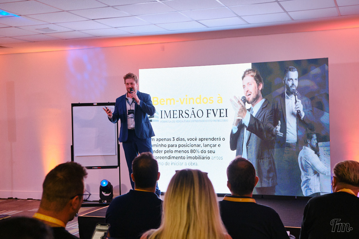 palestrante Franklin Lisiak do evento Imersão Formula de Venda de Empreendimentos Imobiliários