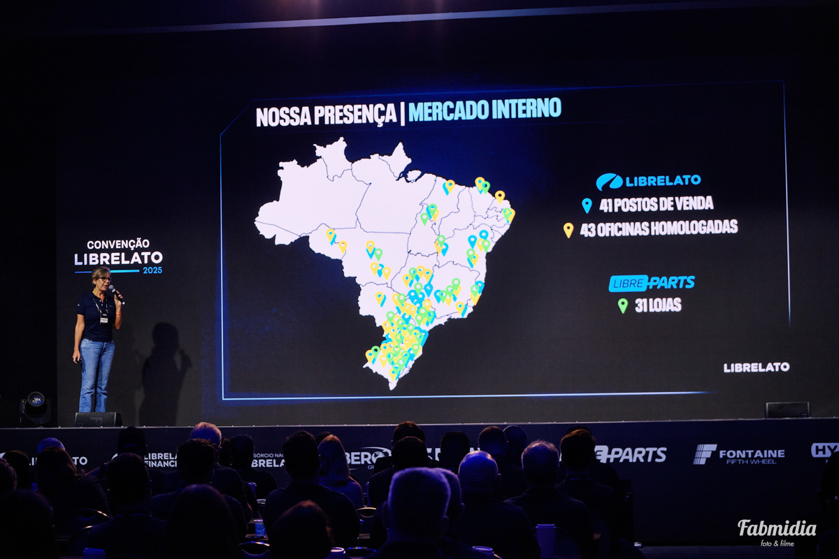 CEO da Librelato na Convenção Librelato 2025 no Resort Costão do Santinho