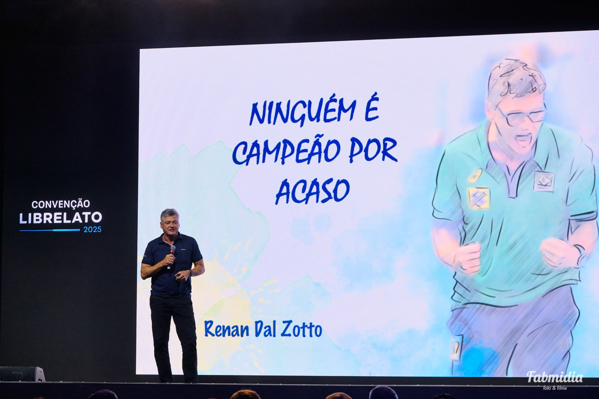 Palestra Renan Dal Zotto na Convenção Librelato 2025 no Resort Costão do Santinho