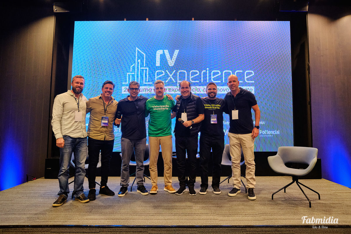 RV Experience 2026 convenção de franquados Lado Bom Seguros Rede Vistorias e Reparo Facil no Sapiens Parque Florianopolis Santa Catarina painel Valorização Imobiliária