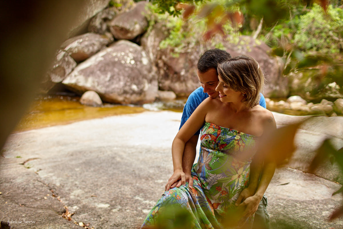 chamego dos pais à espera de Vitória no ensaio de grávida
