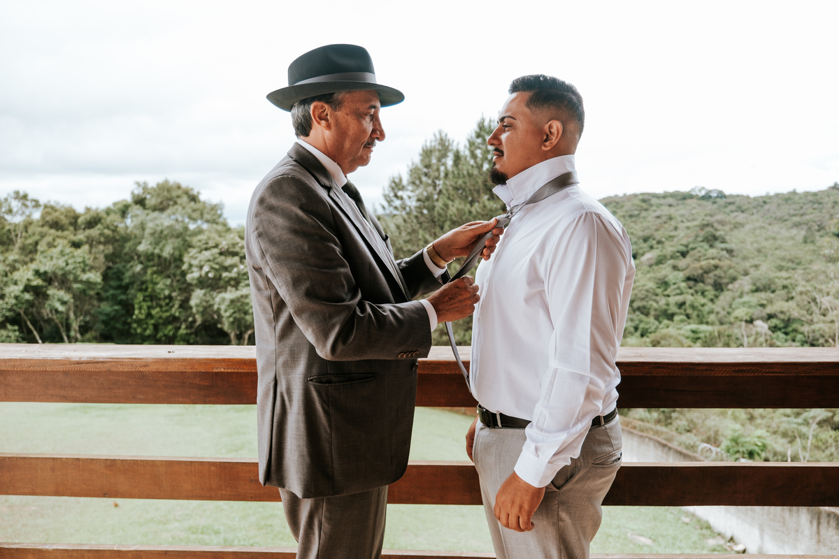 Make of noivo Fazenda Bella Vista