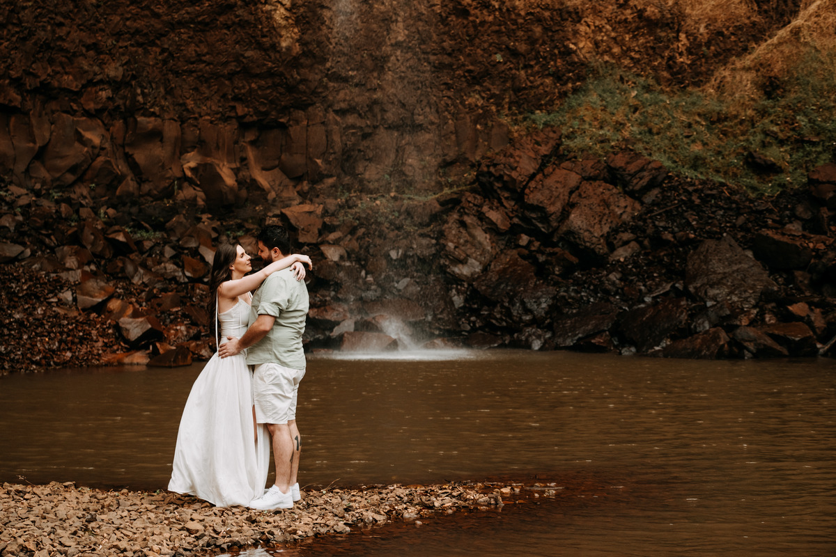 ensaio casamento Cachoeira do Saltão