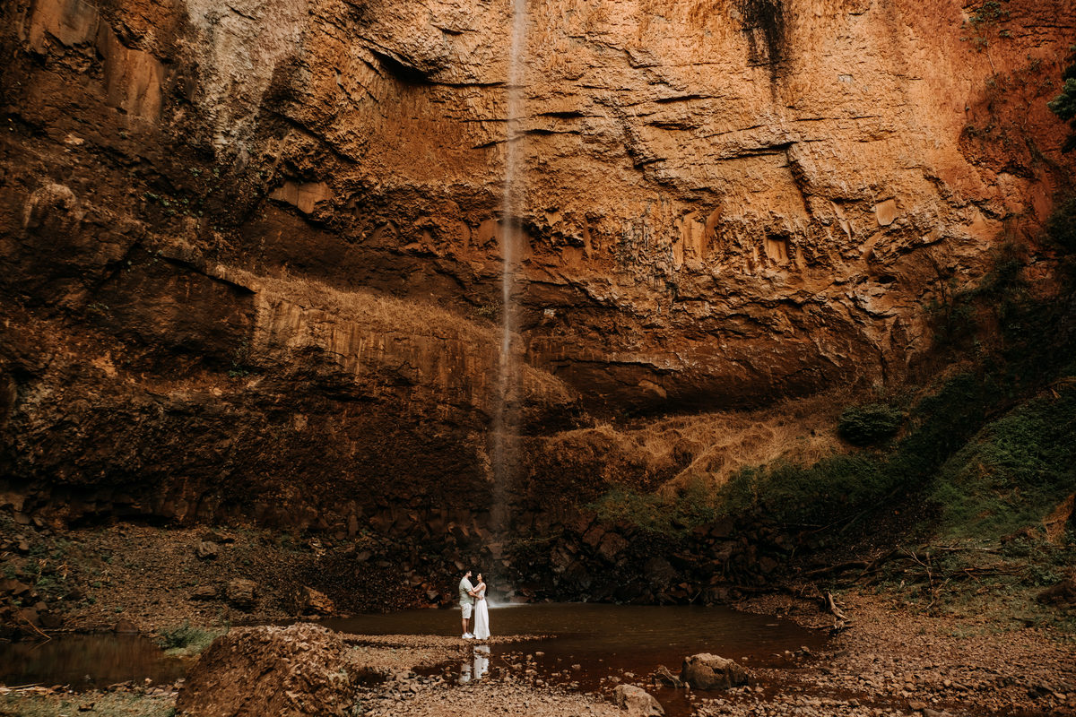 ensaio casamento Cachoeira do Saltão