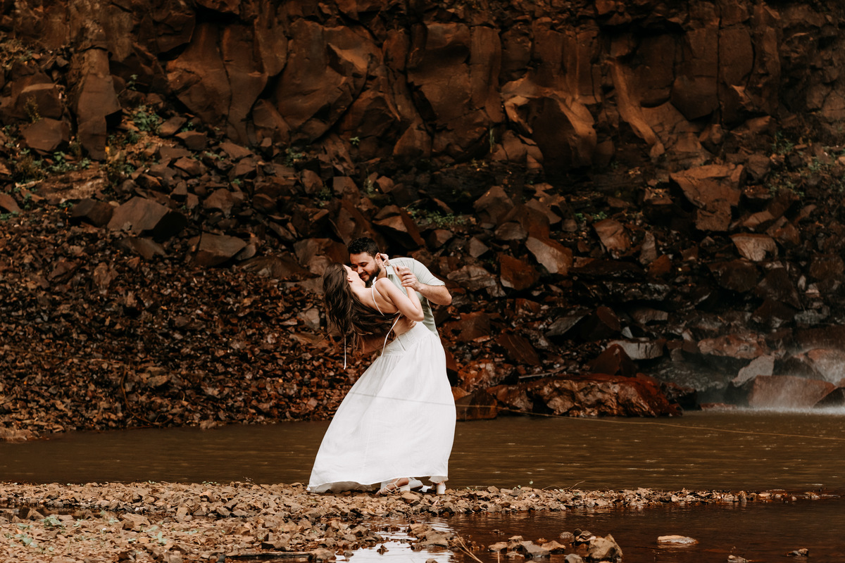 ensaio casamento Cachoeira do Saltão