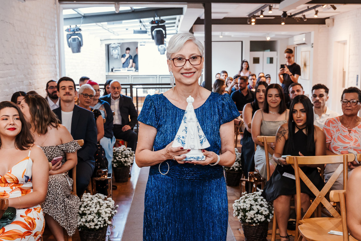 Casamento intimista no Espaço Goiabeira em São Paulo – momento da cerimônia registrado por fotógrafo profissional.
